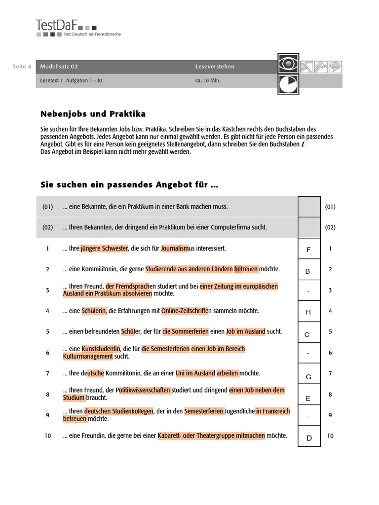 Modellsatz 02 LV 1 | PDF