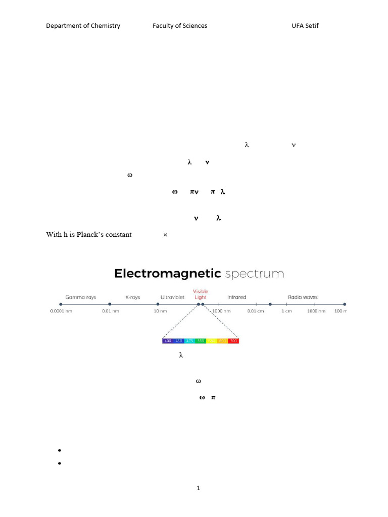 Chapter 3 Chemistry I Course - Atomic Models | PDF | Wave Function ...