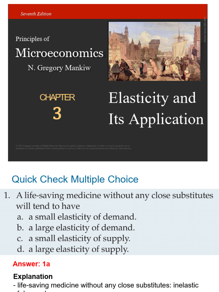 Micro. Chapter 3. Exercises. Elasticity and Its Application | PDF ...