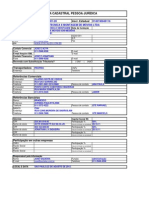 Ficha cadastral completa empresa móveis