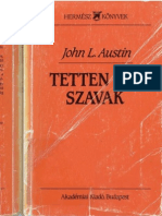 Austin, J. L.: Tetten Ért Szavak.