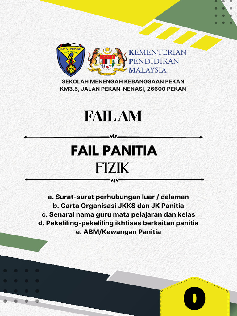 Cover & Divider Fail Panitia 2025 | PDF