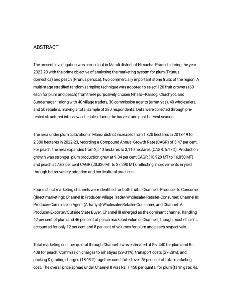 Pre Thesis Format | PDF | Business