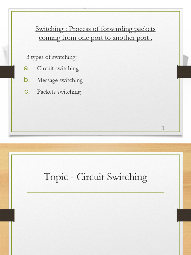 Lecture 08 | PDF | Computer Network | Packet Switching