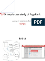 A Simple Case Study of PageRank