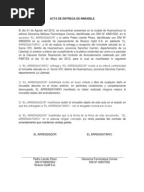 Carta de Terminacion de Contrato