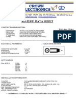Rg-223/U Data Sheet