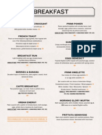 Primi Piatti Main Menu 2012