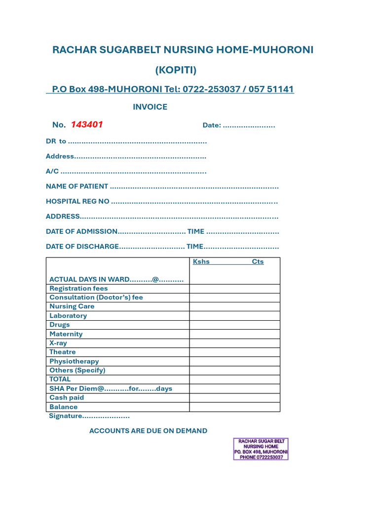 RACHAR New Invoice | PDF