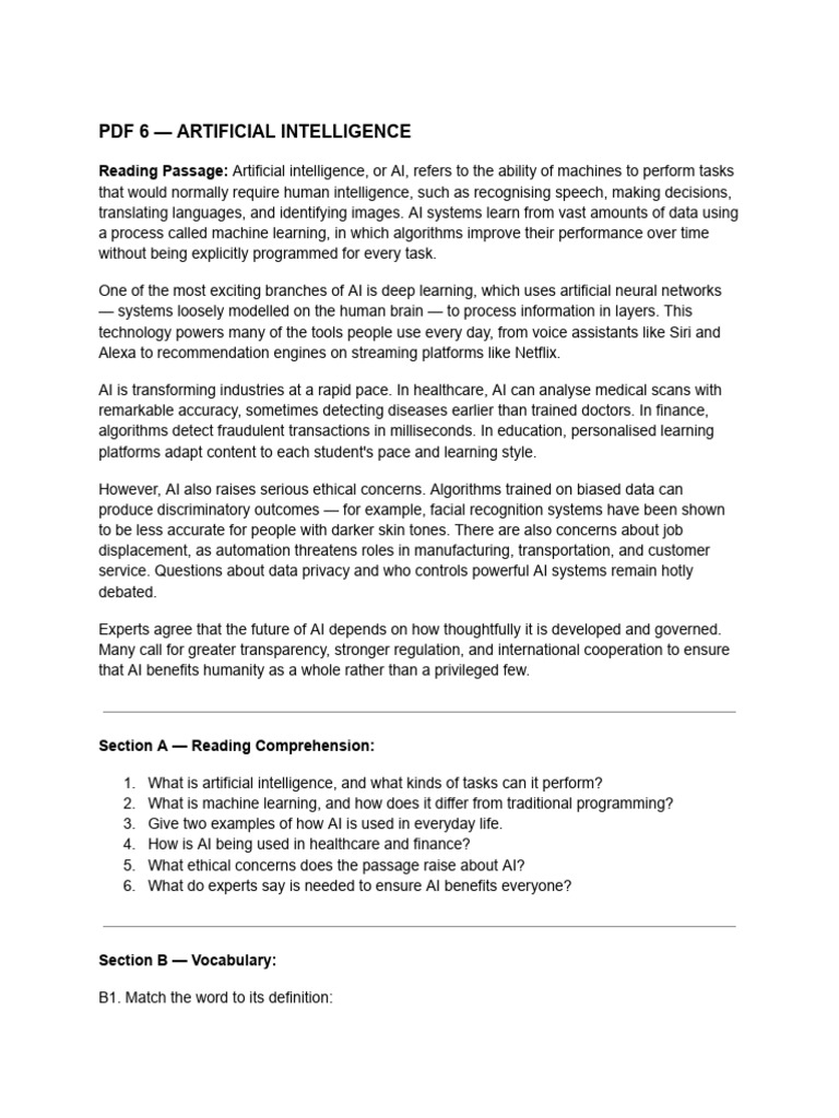 PDF 6 — Artificial Intelligence | PDF | Artificial Intelligence ...