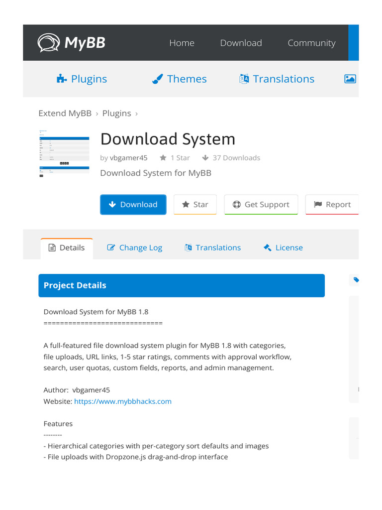 Extend MyBB - Download System | PDF | System Software | Computing