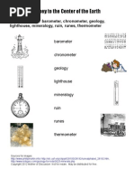 Download Journey to the Center of the Earth Vocabulary Sheets by toadymama SN104001507 doc pdf