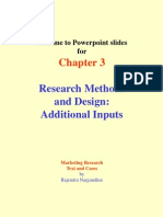 Research Methods and Design: Additional Inputs: Welcome To Powerpoint Slides For