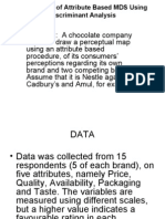 An Example of Attribute Based MDS Using Discriminant Analysis