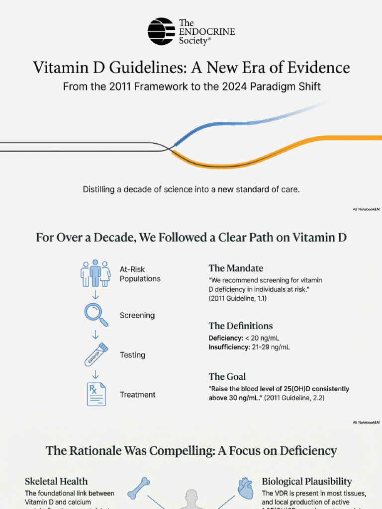 Vitamin D Guidelines A Targeted Evolution | PDF