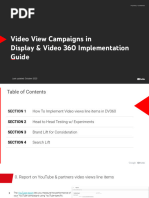 DV360 Campaign Structure Overview | PDF