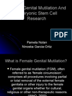 Perpetuation of Female Slavery Through Embryonic Stem Cell Research and Female Genital Mutilation