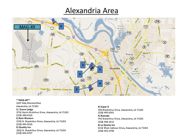 Econo Lodge Contact Information, Alexandria | PDF | Travel | History