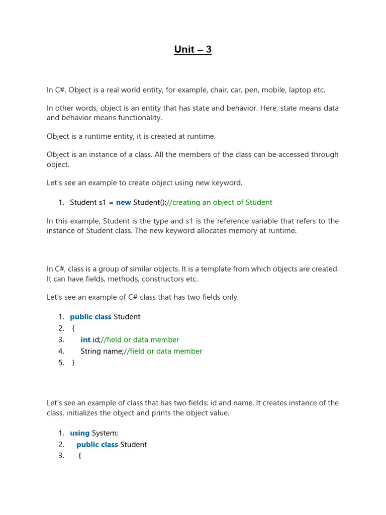 Unit-3 | PDF | C Sharp (Programming Language) | Menu (Computing)