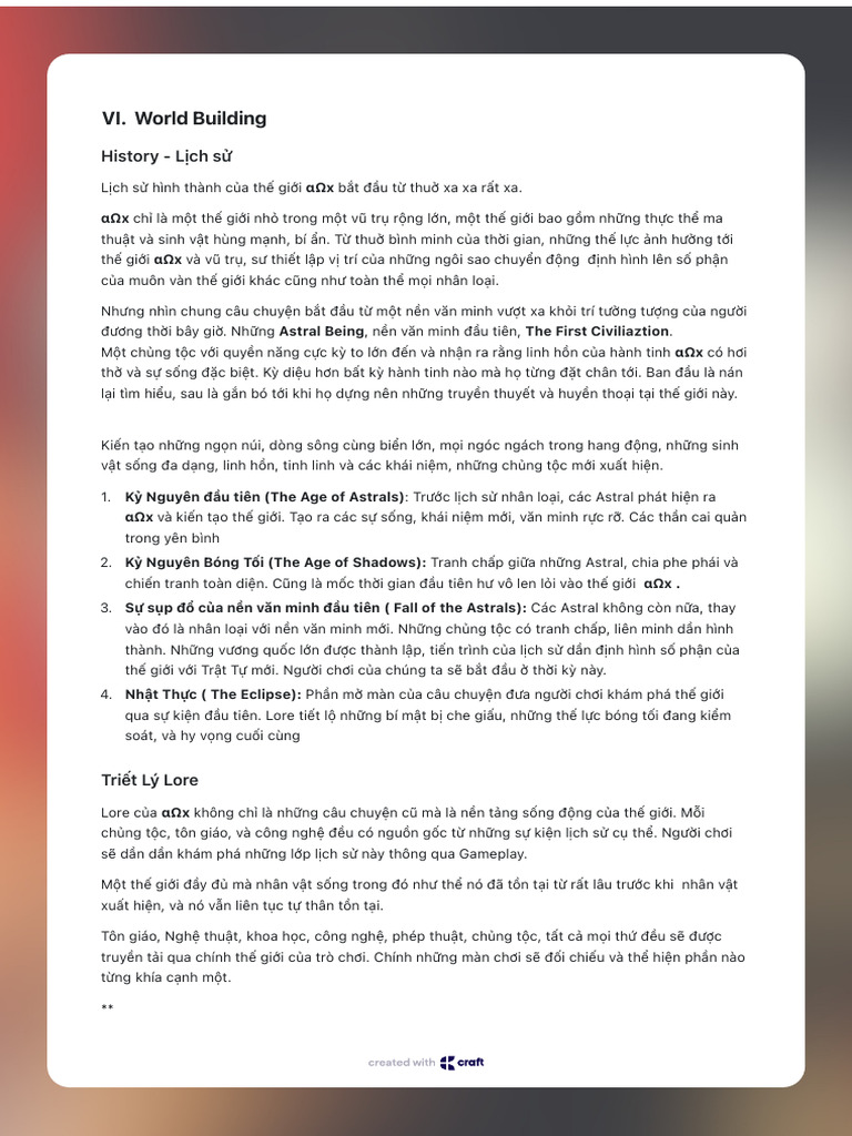 World Building | PDF