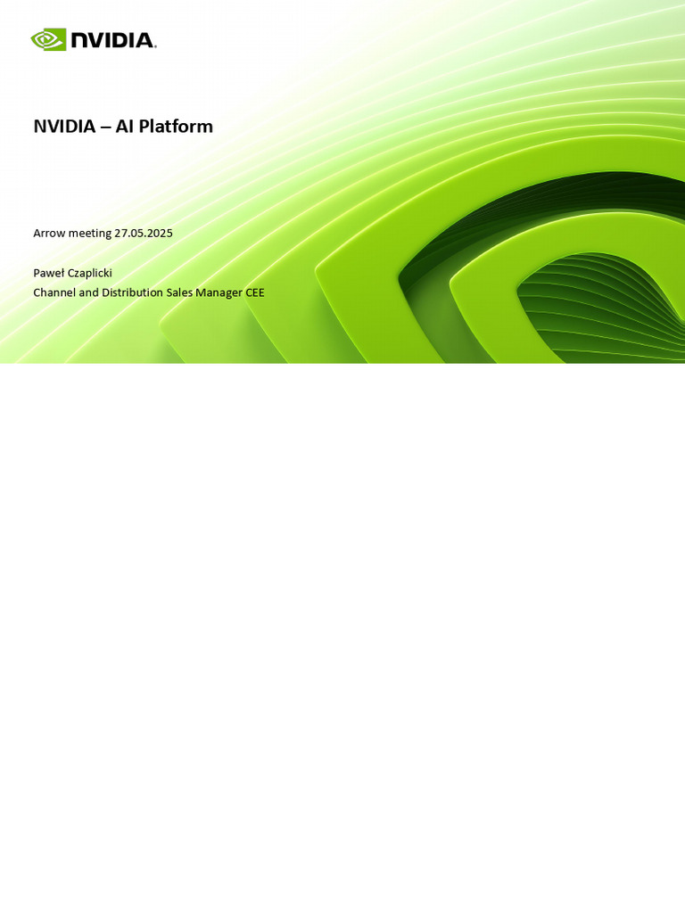 Nvidia Presentation | PDF | Computing | Computer Hardware