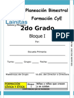 2do Grado - Bloque 1 - Formación CyE