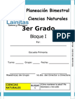 3er Grado - Bloque 1 - Ciencias Naturales