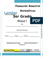 3er Grado - Bloque 1 - Matemáticas