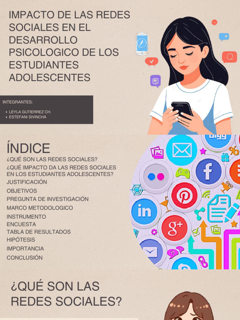 Impacto de Las Redes Sociales en El Desarrollo Psicologico de Los ...