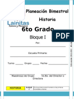 6to Grado - Bloque 1 - Historia