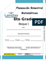 6to Grado - Bloque 1 - Matemáticas