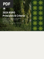 2024 RSPO Principles & Criteria Overview | PDF