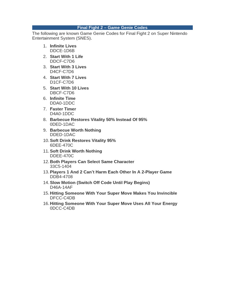 Cheat Codes | PDF | Cheating In Video Games | Video Game Development ...