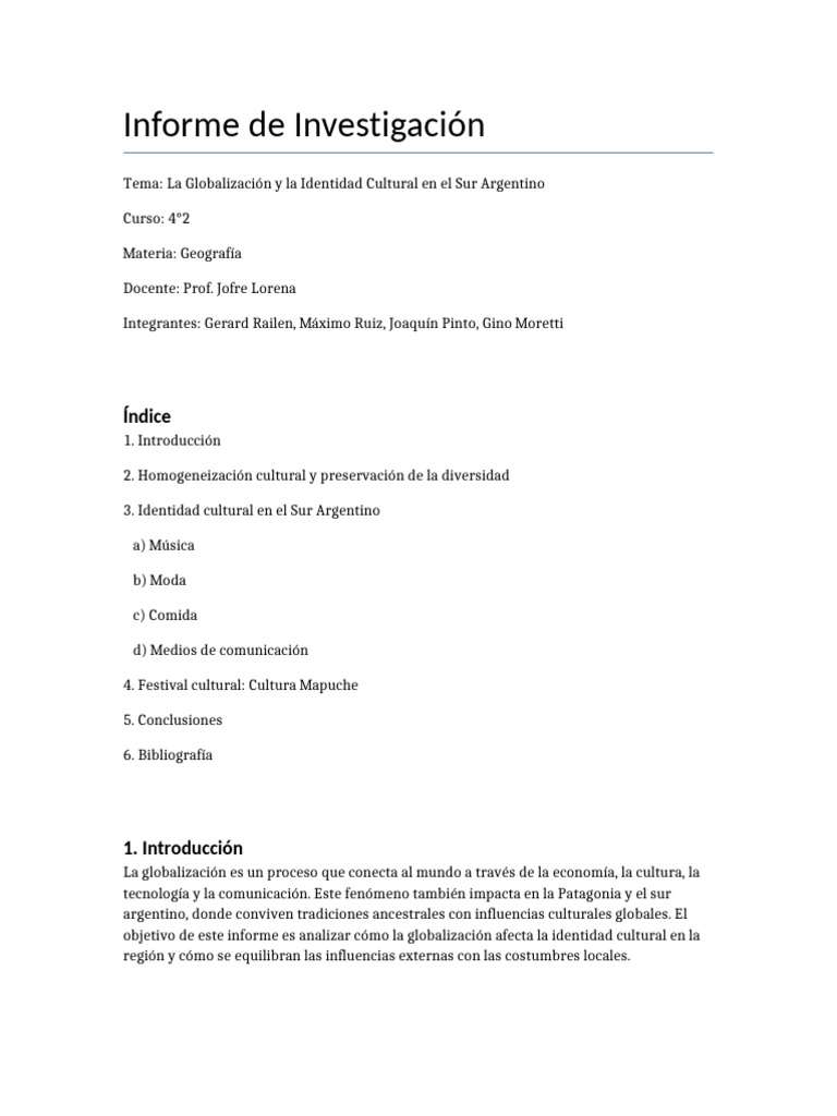 Copia de Tp Final | PDF | Globalización