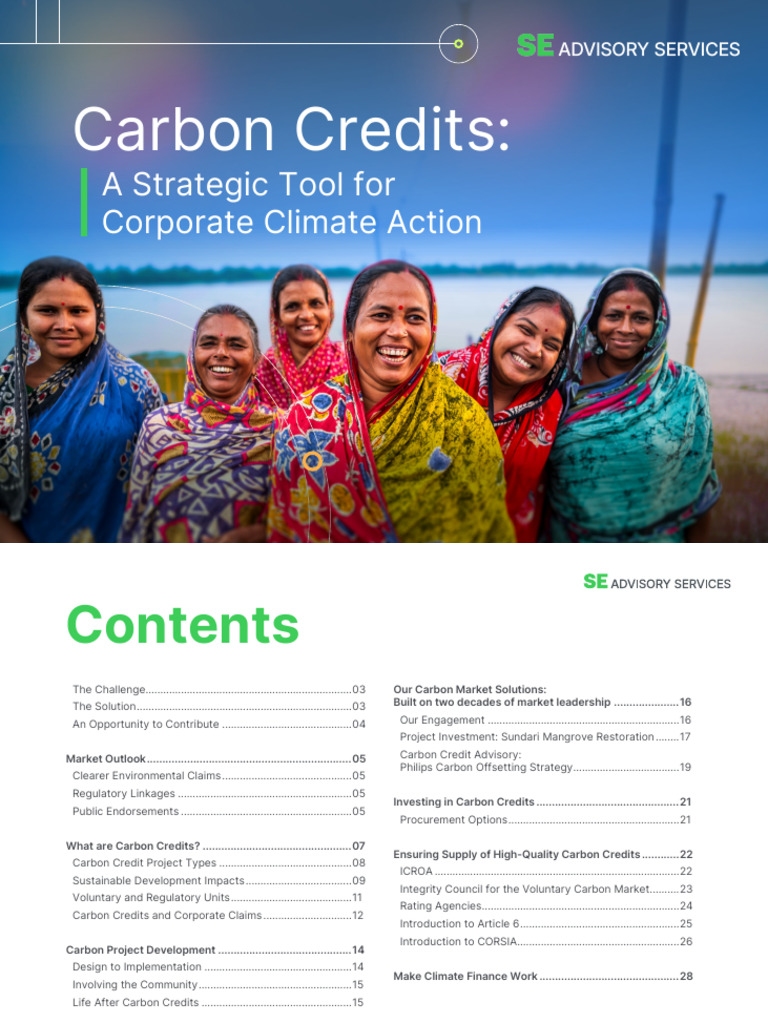Carbon Credits - A Strategic Tool For Corporate Climate Action | PDF ...