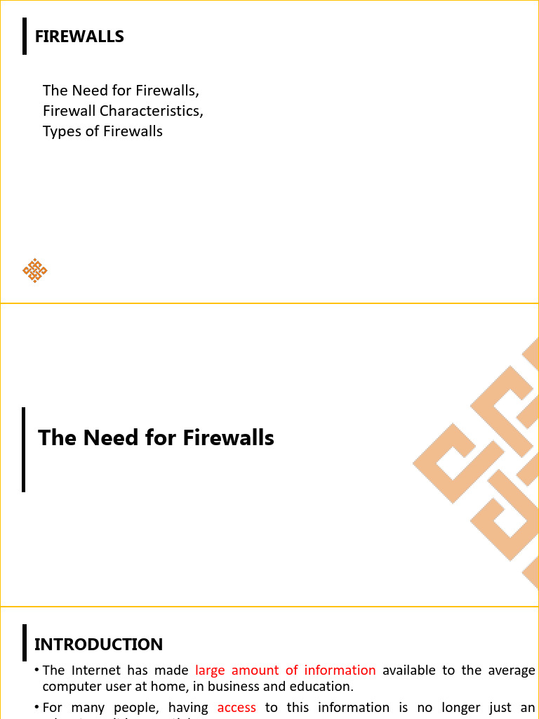 Lecture 4.4 Firewalls 2 27 | PDF | Firewall (Computing) | Internet ...