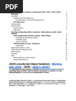 ServiceNow JSON Object Handling Guide | PDF | Json | Java Script