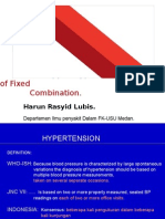 Therapy in Hypertension: Position of Fixed Combination.: Harun Rasyid Lubis