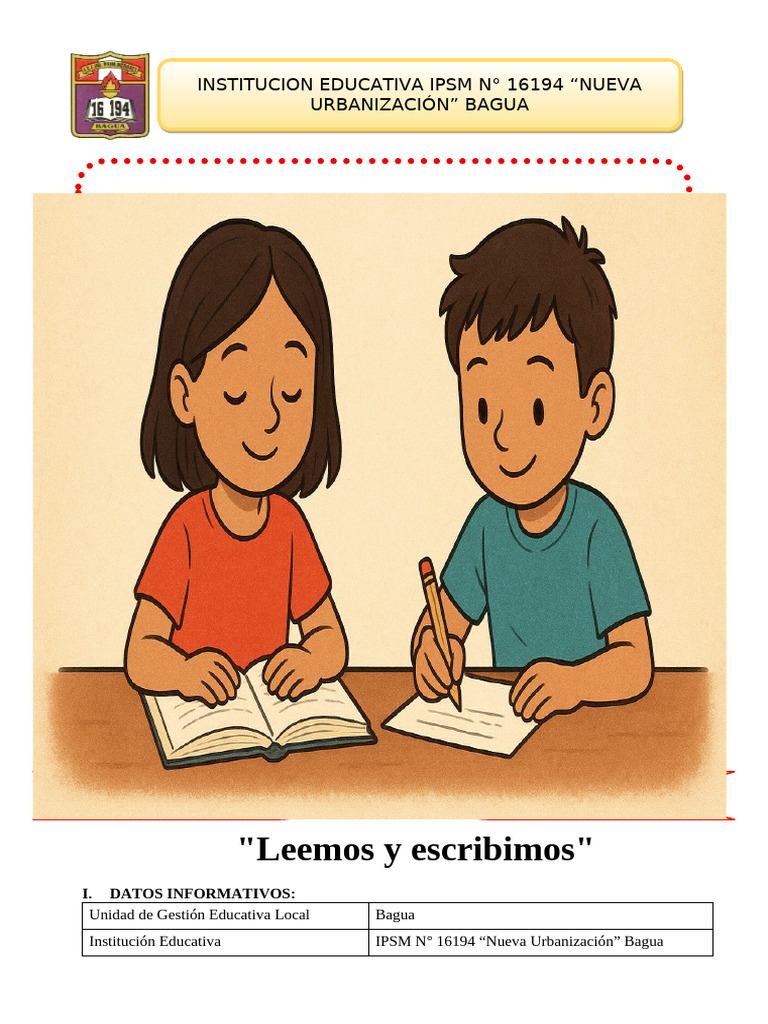 proyecto 7 | PDF | Educación de la primera infancia | Escritura