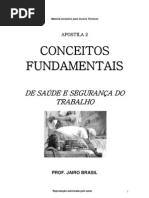 PRINCIPAIS CONCEITOS - SEGURANÇA DO TRABALHO