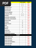 UCT Official Merchandise Catalogue 2023 | PDF | Clothing | Dress Codes
