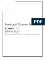 Morningstar Document Research: Form SC 13D