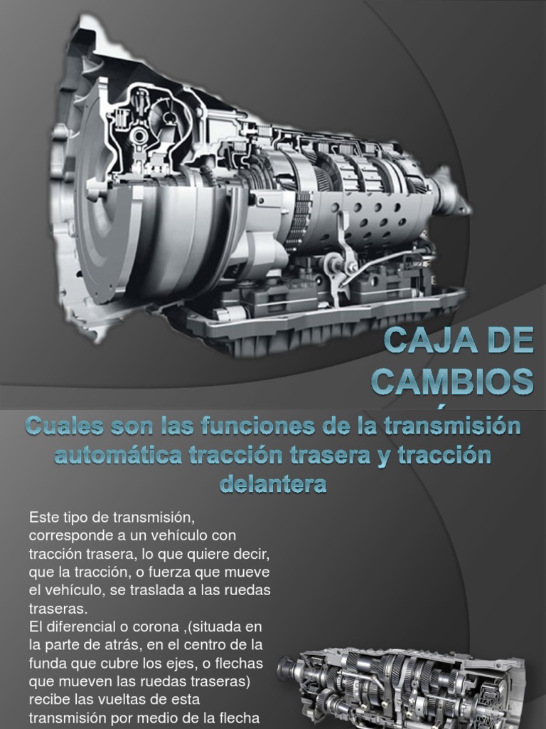 Caja de Cambios Automatica Flujo laminar Transmisión