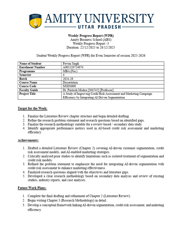 WPR - 3 | PDF