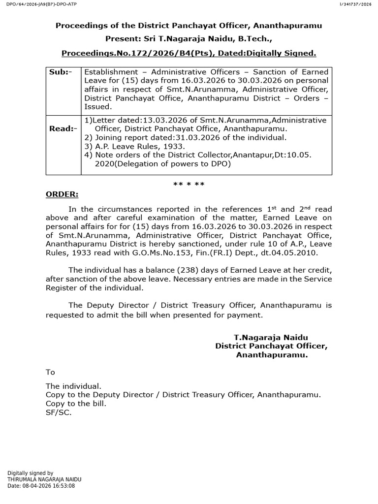 AO- EL Sanction Orders | PDF