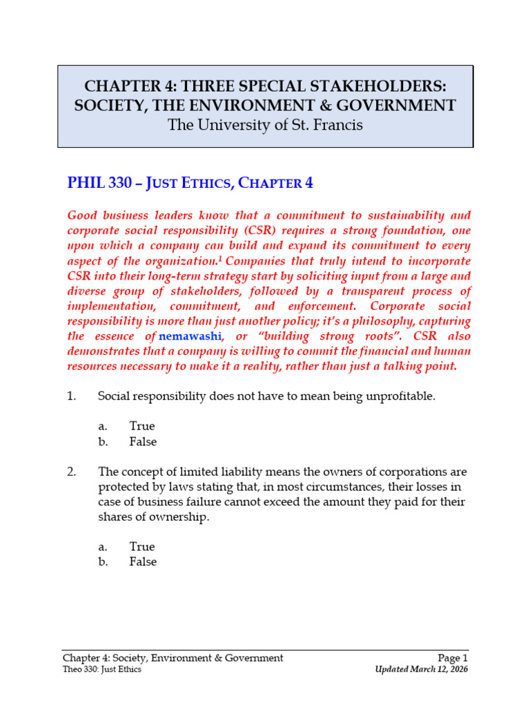 Chapter 04 ACTIVITY Sheet | PDF