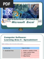 Spreadsheet Software: Microsoft Excel