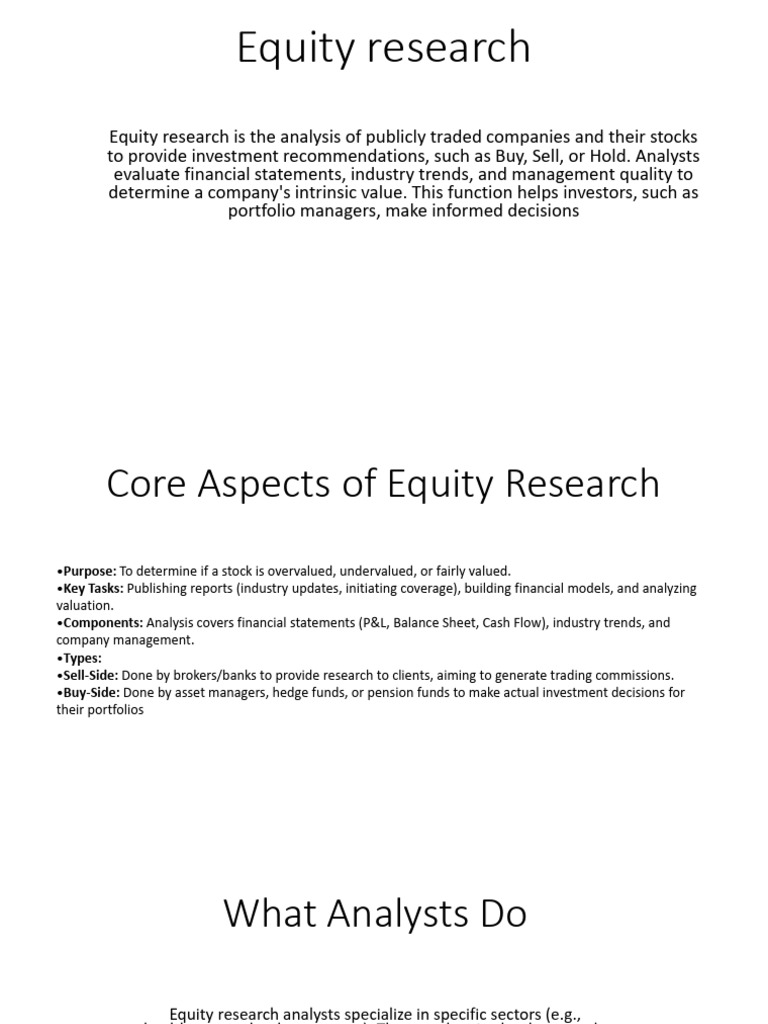 Equity Research 23 | PDF