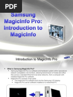 Download MagicInfo Pro - Introduction to MagicInfo Pro by zooins SN10403603 doc pdf