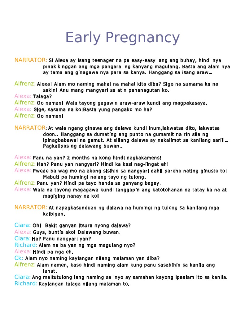Early Pregnancy | PDF